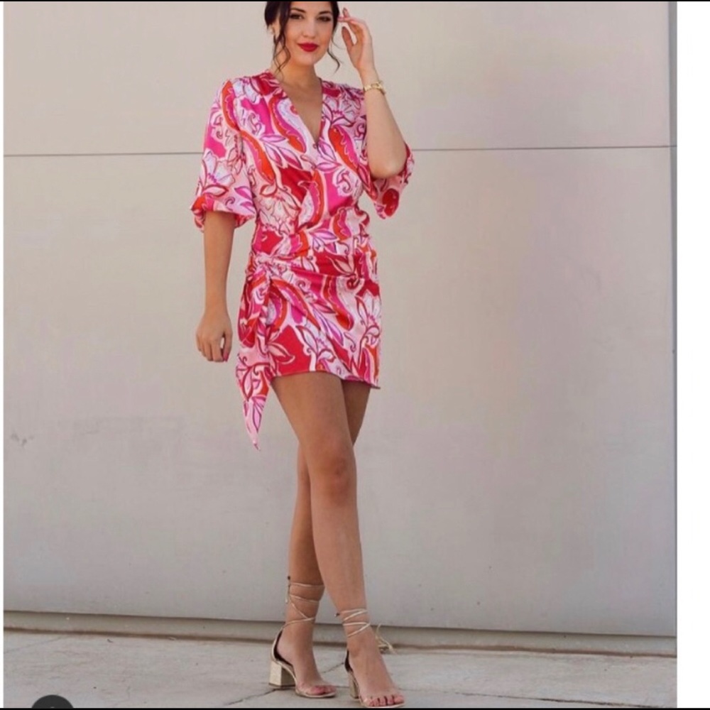 PRINTED MINI DRESS - Picture 11 of 16